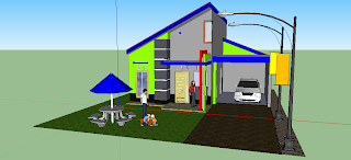 RUMAH MINIMALIS 3D 