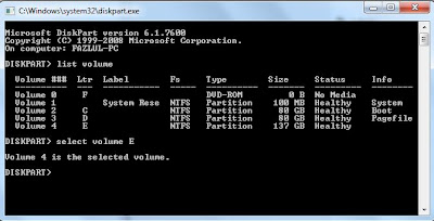 How to Hide any Local Drive using Command prompt