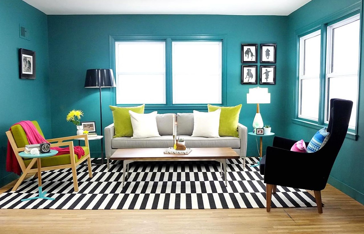  Warna  Cat  Ruang Tamu yang Bagus Desain ruang keluarga 