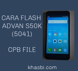 Cara Flash Advan S50K (5041) via QGDP Tool