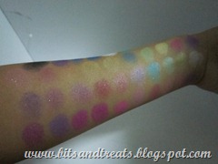 LA Colors artist palette low light swatch, by bitsandtreats