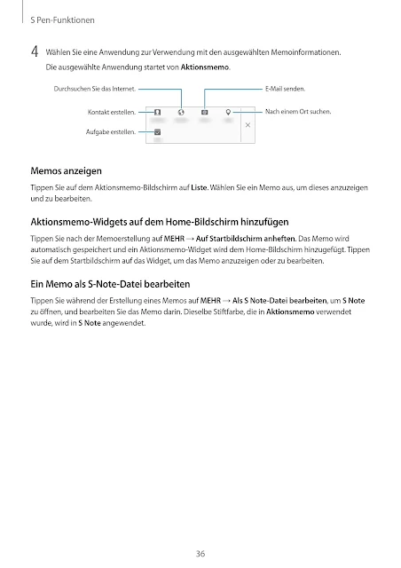 Bedienungsanleitung Handbuch Benutzerhandbuch Samsung Galaxy Tab A SM-T550 SM-P550 Tablet