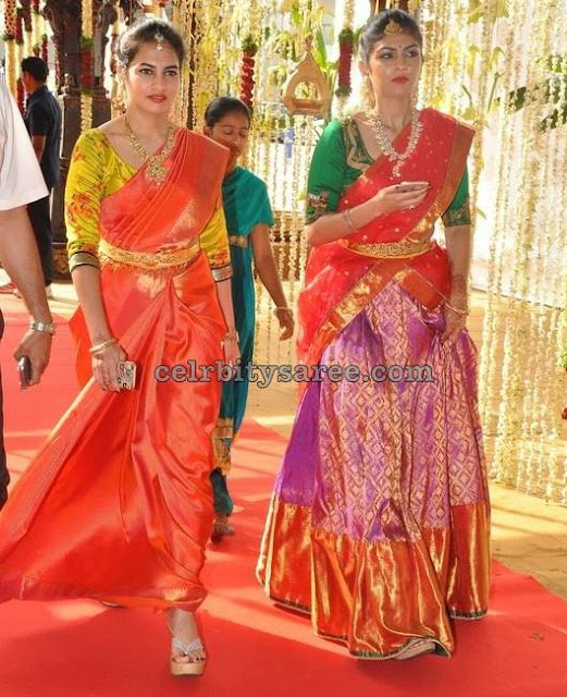 Bridal Half Saree and Silk Sari