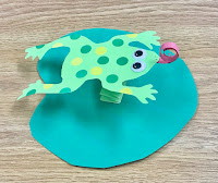 frog storytime craft