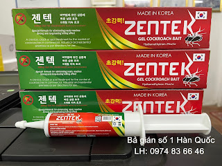 Phân phối bả diệt gián Đức Zentek 