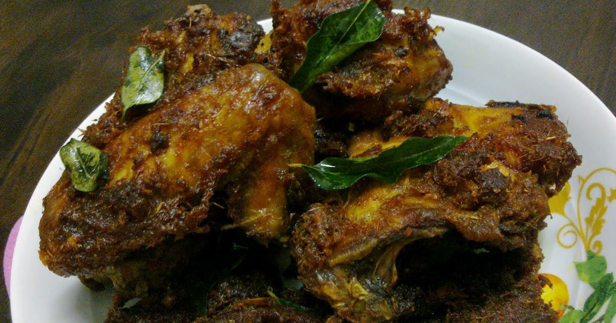 Resepi Ayam Goreng Berempah Untuk Nasi Kerabu - Pijatan w