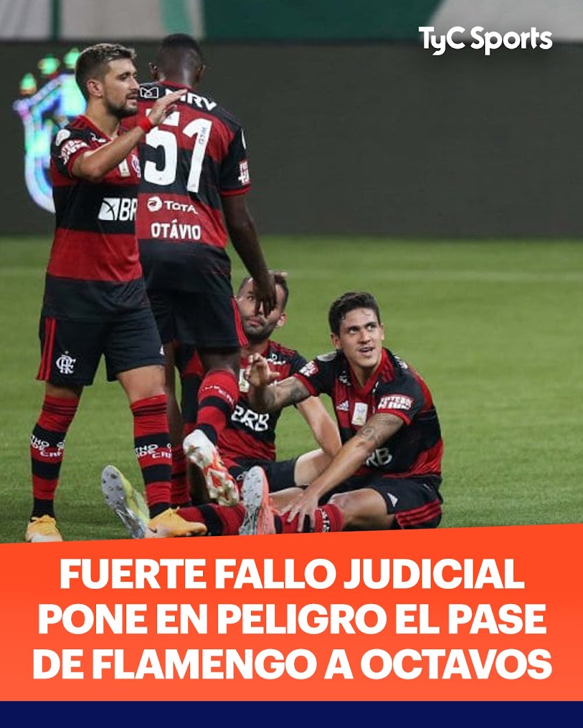 Flamengo, pone en peligro la participación de Copa Libertadores por Covid19