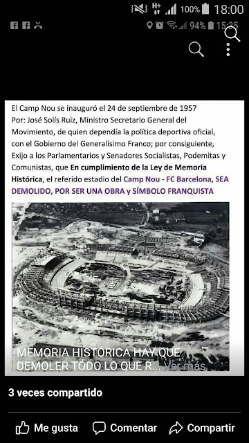 También tienen que derribar el Camp Nou