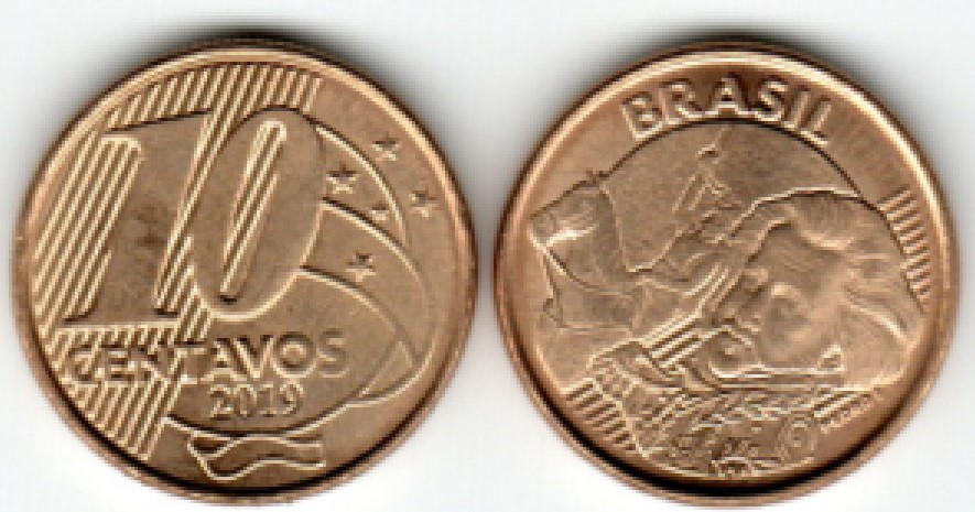 Moeda de 10 centavos, 2019