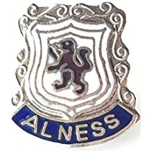 Alness Highland Escocia Escudo insignia con alfiler de Solapa Esmaltada