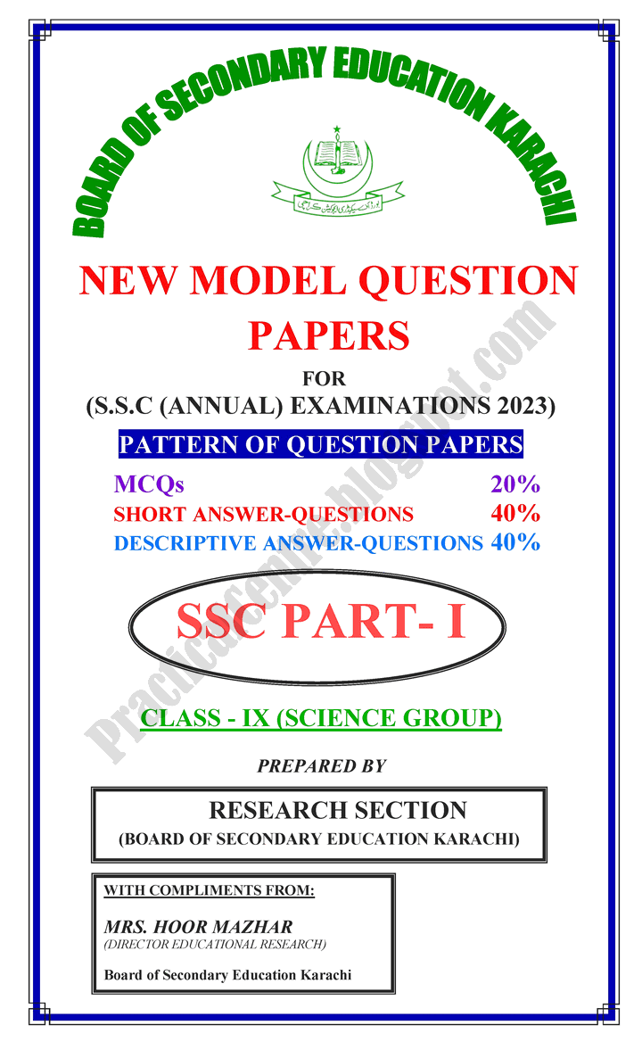 paper-pattern-class-9th-model-paper-for-annual-examinations-of-2023-science-group