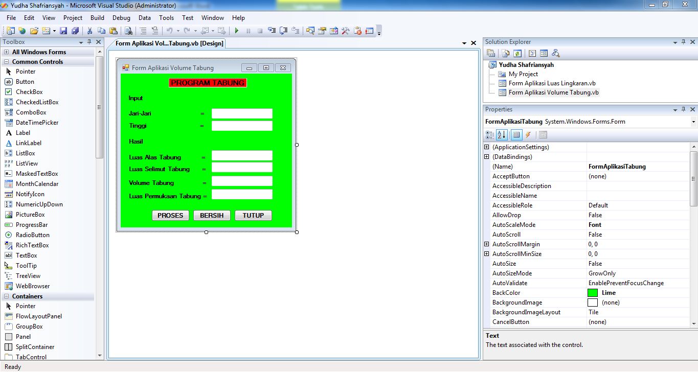 Perkembangan dan Perkenalan Visual Studio 2008 TUGAS 