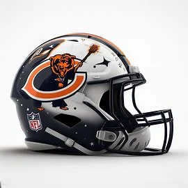 Chicago Bears Harry Potter Concept Helmet