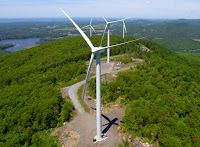 The Georgia Mountain Community Wind project in Georgia, Vermont. (Credit: Georgia Mountain Community Wind) Click to Enlarge.