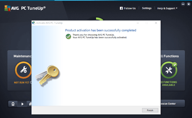 AVG PC TuneUp 2016 v16.32.2.3320 FINAL Serial Keys