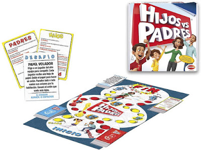 HIJOS VS PADRES Juego de mesa Producto Oficial 2019 | Bizak | Jugadores: +2 | Edad: +6 años CONTENIDO