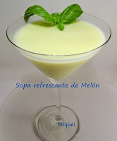 Sopa refrescante de melón