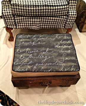 drawer footstool 