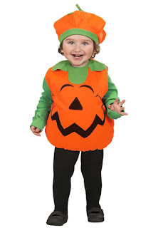 Græskar Halloween Kostume Til Barn