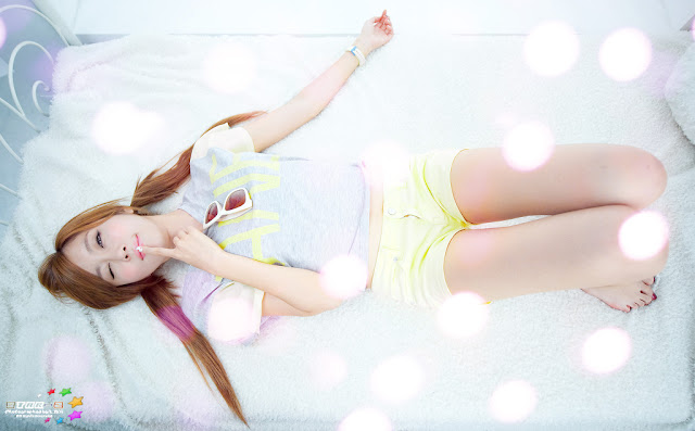 Choi-Byul-I-Yellow-and-Grey-02-very cute asian girl-girlcute4u.blogspot.com