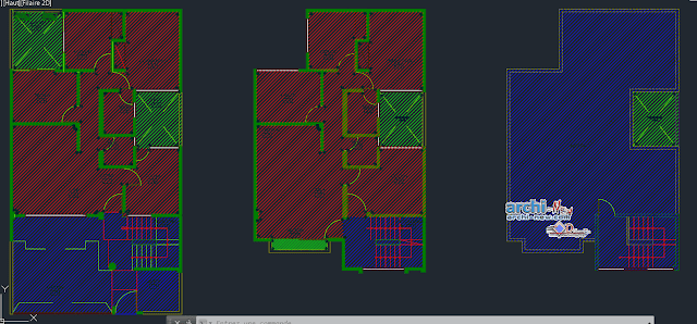 5-story multi family building Dwg  