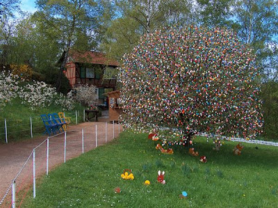 easter egg tree decorations
