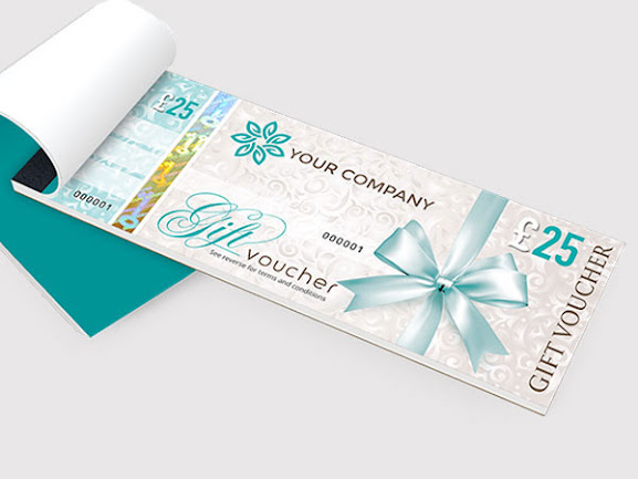 Printing vouchers London