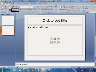 Menambah dan menghapus slide pada Microsoft Power Point Menambah dan menghapus slide pada Microsoft Power Point