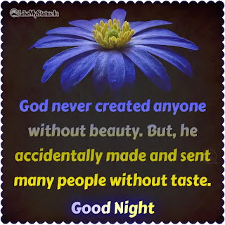 Good night status