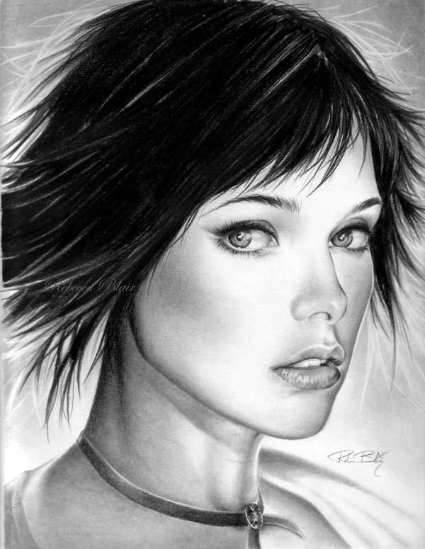 pencil portrait drawings