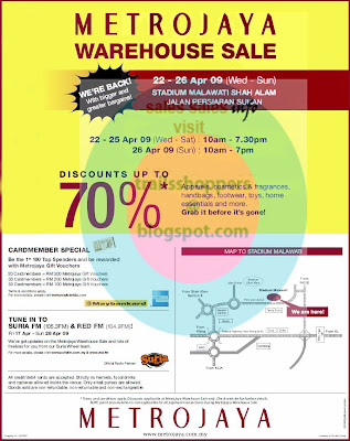 Metrojaya Warehouse Sale