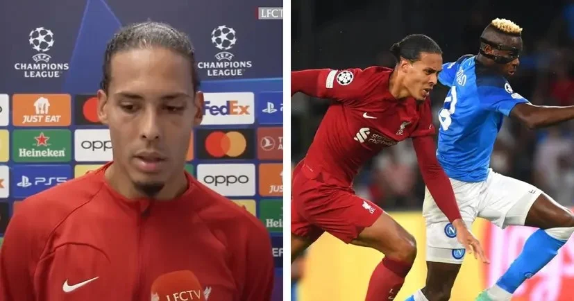 Van Dijk: 'We're not robots, we're trying to perform and you can have bad moments'
