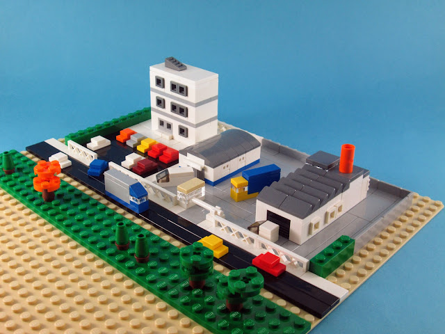 MOC LEGO Fábrica em micro escala