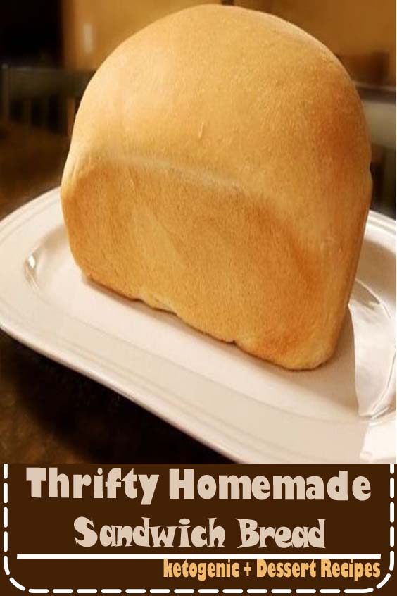 Easy white homemade sandwich bread: Looking to save money on groceries? Here's one solution that's not only thrifty but delicious! You can make this homemade sandwich bread