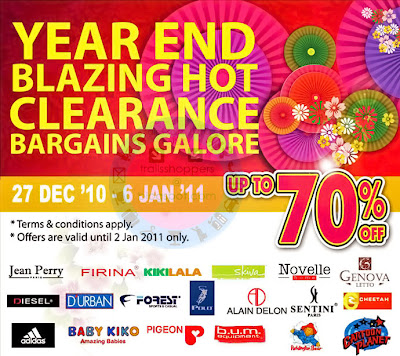 Sogo Year End Clearance Bonanza