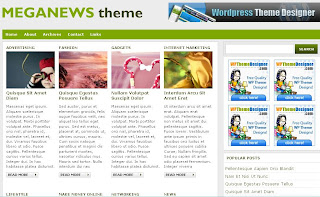 free 3 coloumn wp theme picture