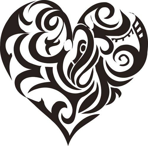 arabic tattoo designs love. love heart tattoos designs.