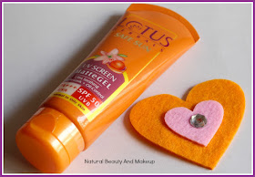 Lotus Herbals Safe Sun UV Screen Matte Gel Sunblock, SPF 50 Review on Natural Beauty And Makeup Blog