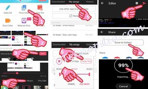 Cara Edit Video di Android