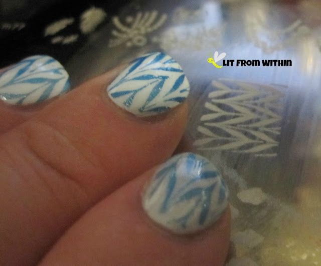 dry marbling stamp