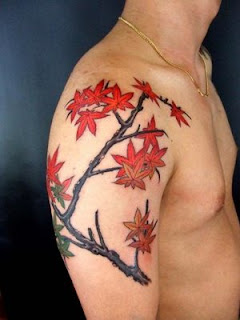 Tattoos art male shoulder