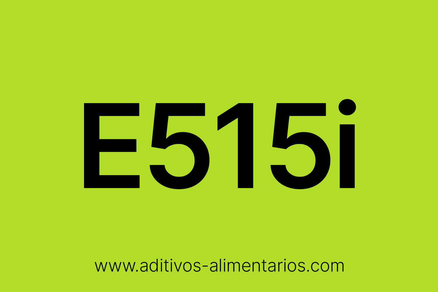Aditivo Alimentario - E515i - Sulfato Potásico
