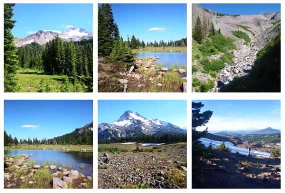 scenery from the Pacific Crest Trail