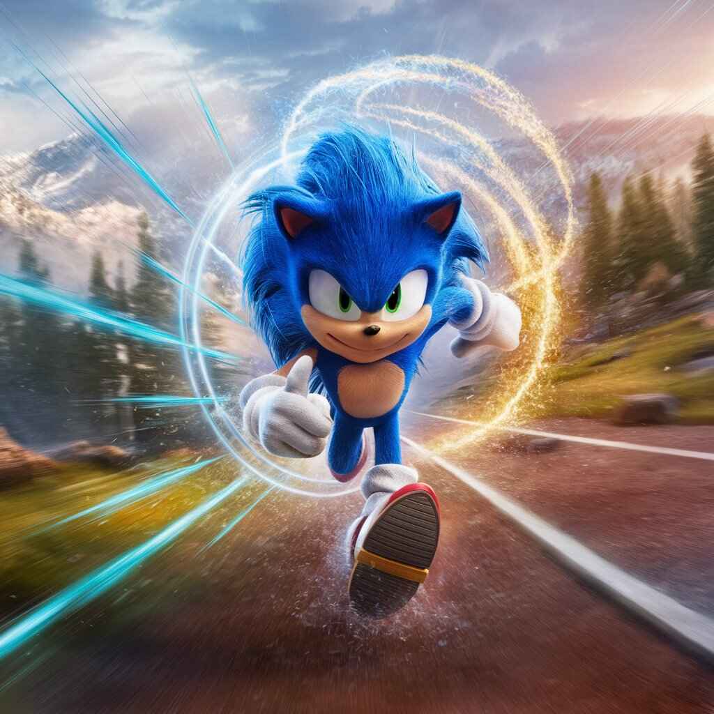 Sonic the Hedgehog AI Art Gallery