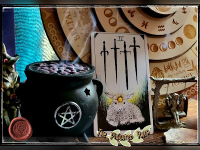 The 4 of Swords card from The Wild Unknown Tarot