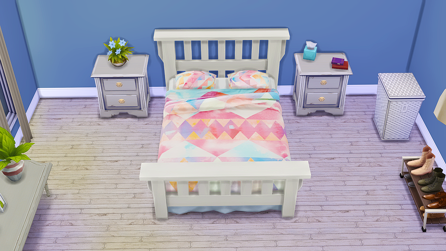 My Sims 4 Blog: Mission Bed - Urban Outfitters Recolors (non default ...