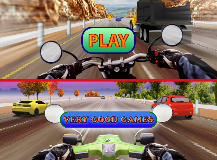 Free online drivein game Highway Rider Extreme 