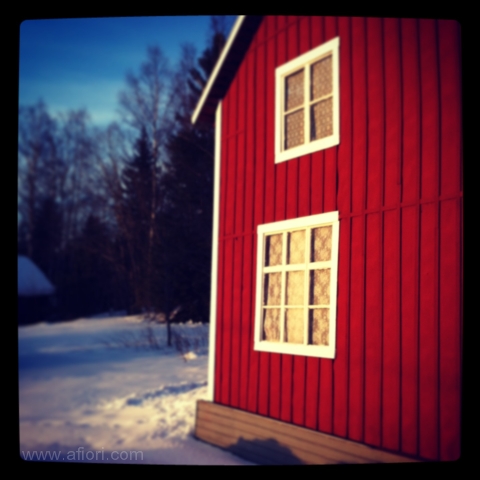 rött hus, lada, red wooden house helgum, sweden, fotograf Maria-Thérèse Sommar, Härnösand