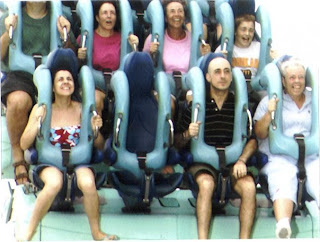 This me on the left, riding Kraken!