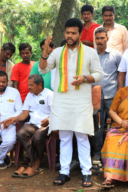 Ram Mohan Naidu Meeting with people poster